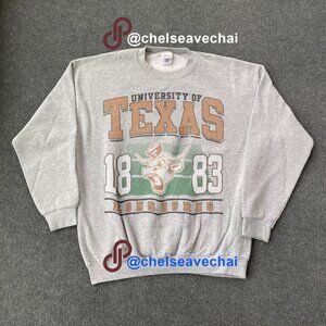 Vintage Texas Longhorns Football Sweatshirt, Retro University of Texas Shirt tee